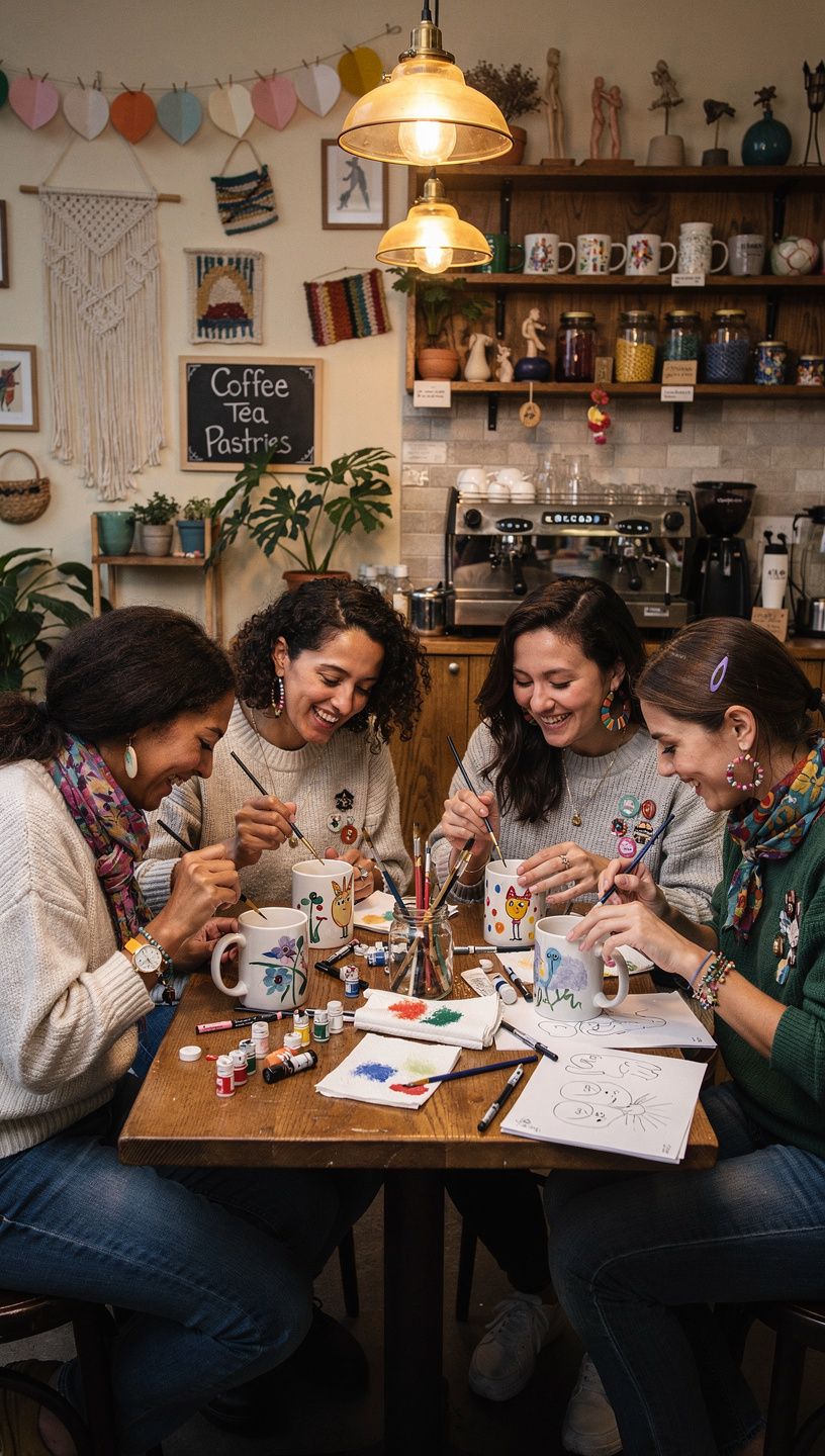 様々な種類のビーズが入った透明な容器